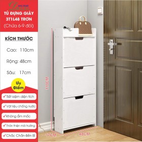 Tủ Để Giày Dép Thông Minh 3T1L48T